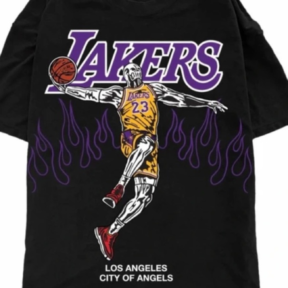 WL Lakers LeBron tee. Sz Large.
